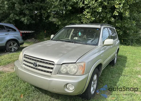 2002 Toyota Highlander из США, поврежденный, VIN JTEGF21A720062901